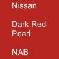 Preview: Nissan, Dark Red Pearl, NAB.